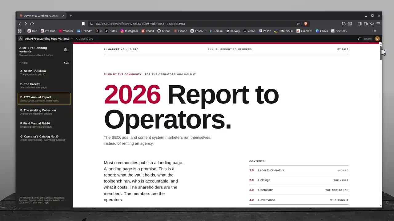 D. 2026 Annual Report preview